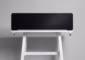 Bordsskärm Edge toppmont, H40xB80 cm tyg Fiji