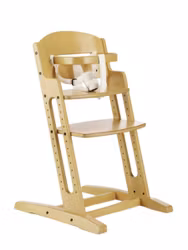 Høy barnestol Dan hvitpigmentert