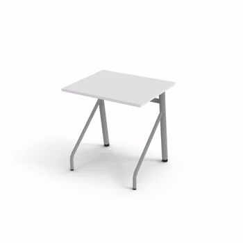 Bord Altudo FSC DL 70x60xH72 cm silverstativ