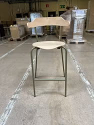 Barstol Jessy sh 65cm, sits o rygg björk stativ ral 6013.