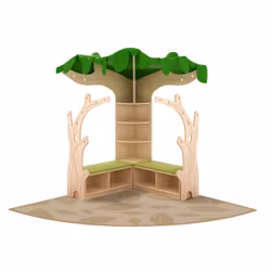 Wisdom träd och bibliotekshörna