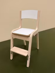 Hög barnstol Mini 14E HT vit sh 50 cm