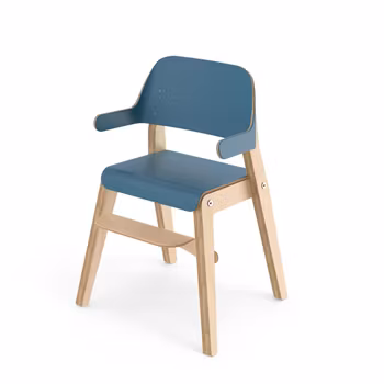 Barnstol Grow FSC D21 med armstöd sh 37 cm