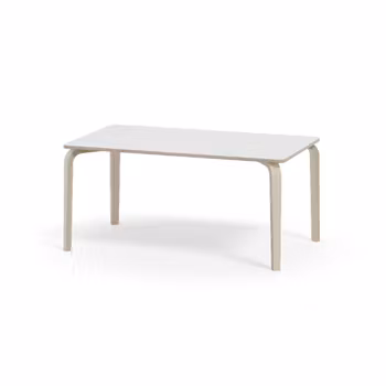 Bord Arcus FSC akustiklaminat vitpig. björk 140x80 cm