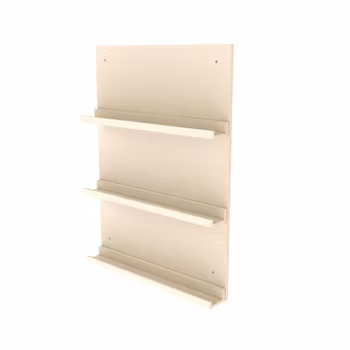 Expo hylla med rygg 3 tavellister 75 cm