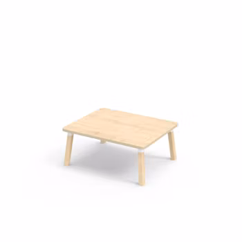 Bord Helmi FSC akustiklaminat 100x80 cm vit hylsa