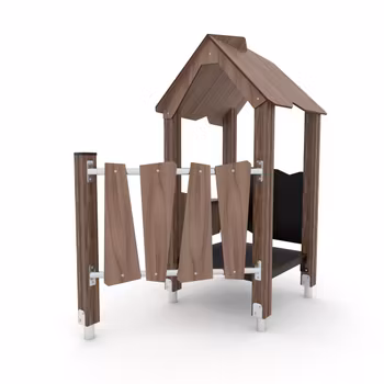 WOODEN WD lekhus med staket