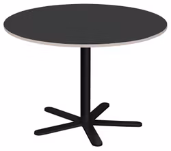 Pelarbord Cross X ø 110 cm HT svart stativ