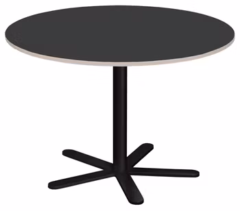 Pelarbord Cross X ø 110 cm HT svart stativ