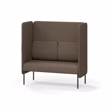 Adapt 120 sohva, korkea selkänoja, sivupaneeleilla, ik 45, K 128