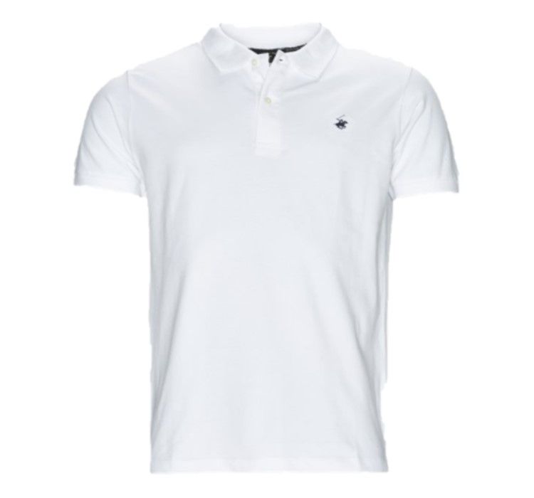 Beverly Hills Polo Vit blå logga