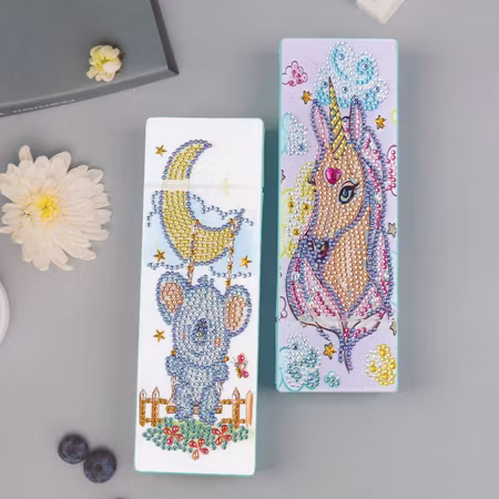 Diamond Painting Pennskrin - Koala eller Unicorn