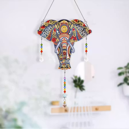 Diamond Painting Solfångare - Elefant