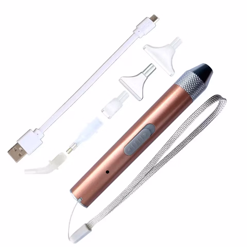 diamond painting, ledlampa med medföljande USB-sladd - Roseguld