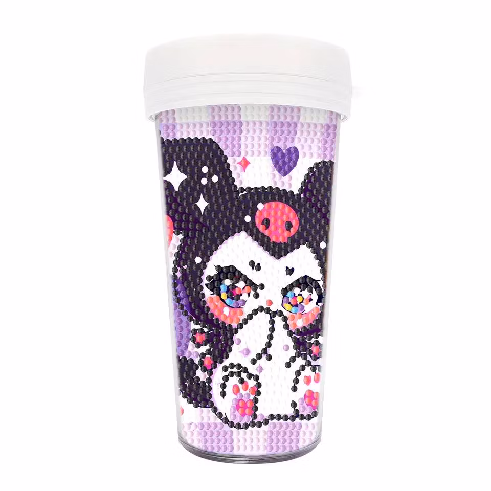 diamond painting, to go-mugg, med motiv
