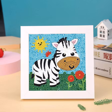 Barntavla - Zebra UTGÅENDE