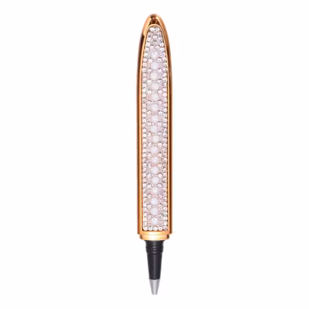 Ergonomisk Duttpenna Roséguld Diamant Vit