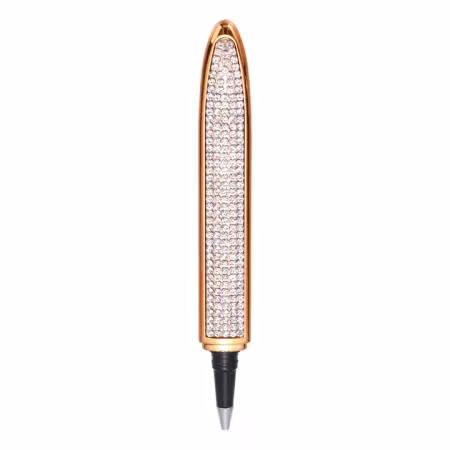 Ergonomisk Duttpenna Roséguld Diamant Vit