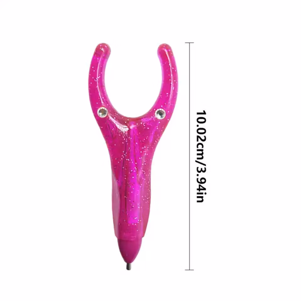 Ergonomisk penna med ett stadigt grepp