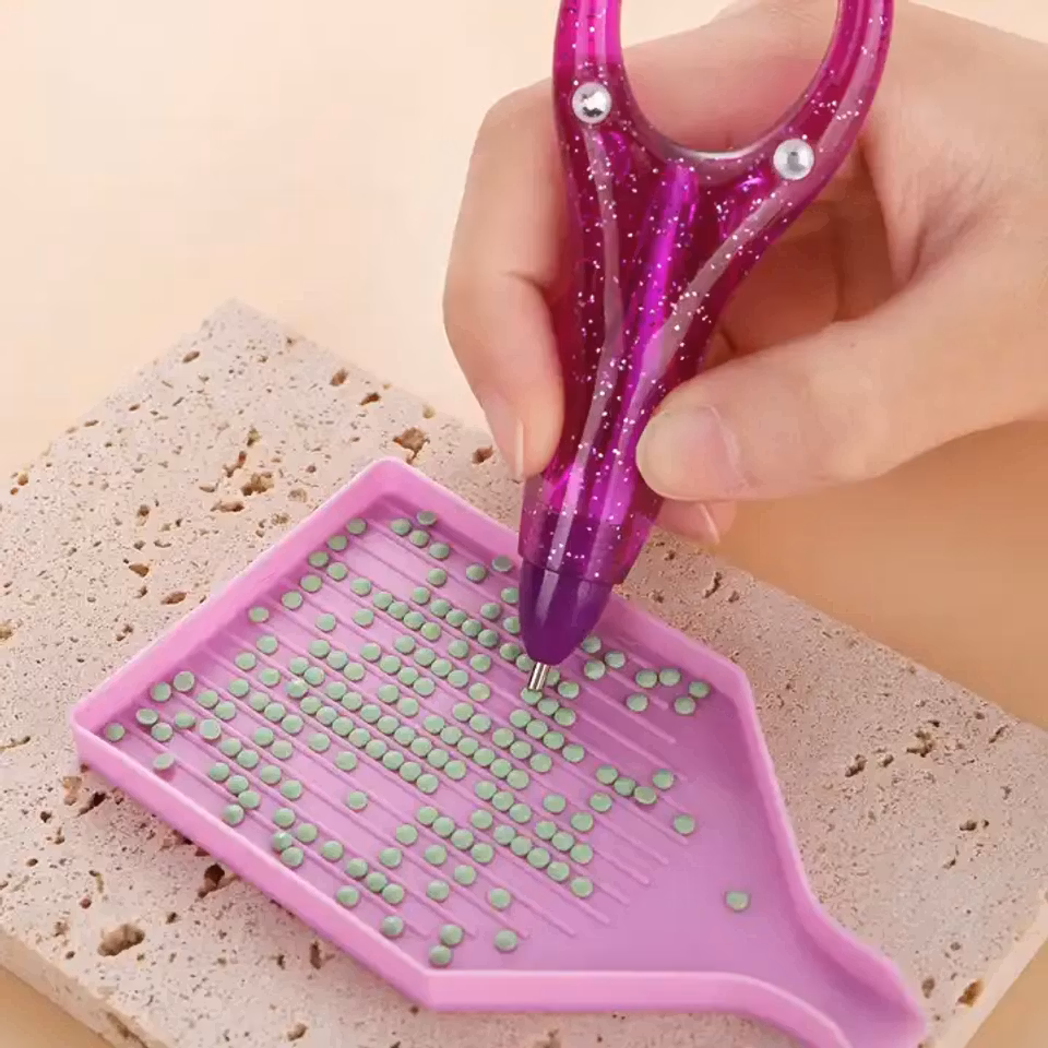 Ergonomisk penna med ett stadigt grepp