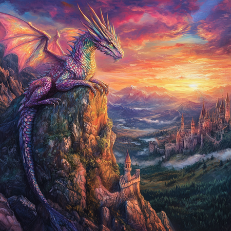 Diamond Painting Akryl - Drake 30x30cm