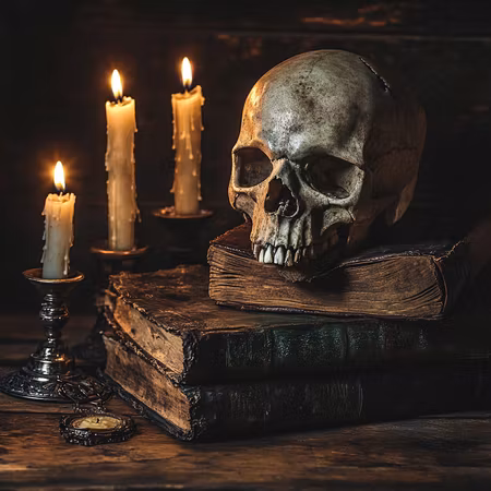 Diamond Painting Akryl - Döskalle