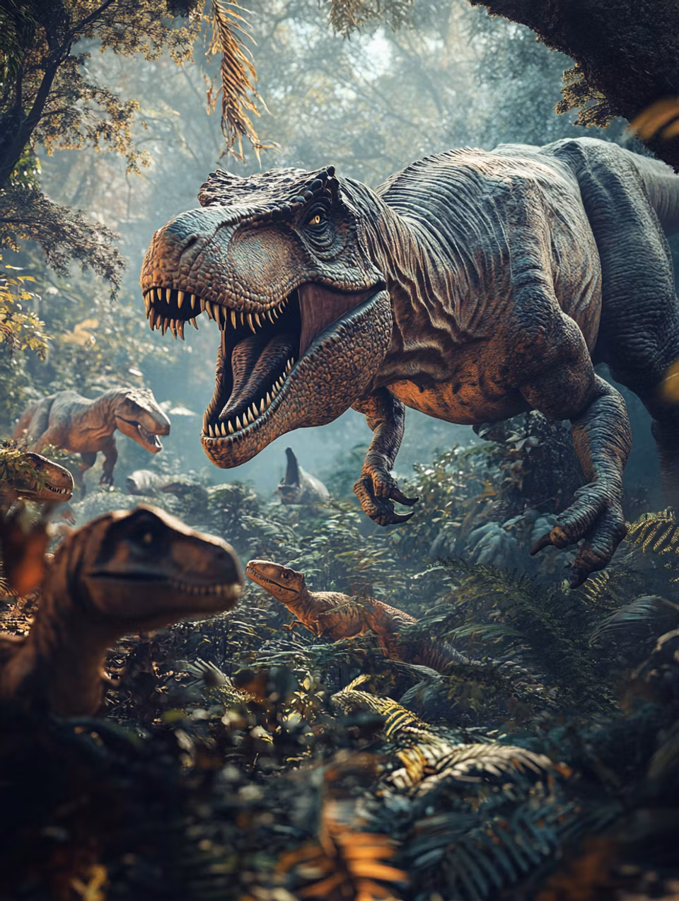 diamond painting, dinosaurier