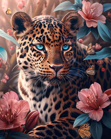 Paint By Number - Leopard 40x50cm