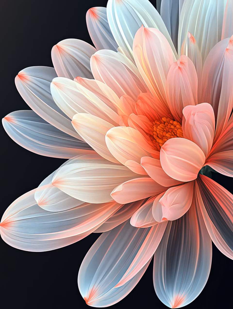 paint by number, rosa blomma
