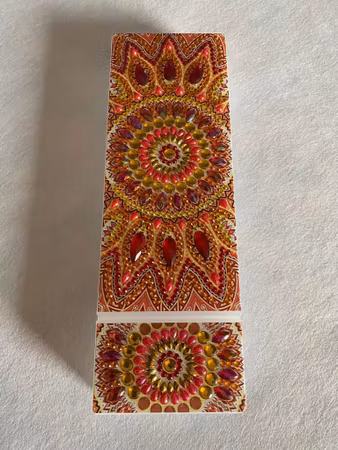 Diamond painting Pennskrin - Rött mandala