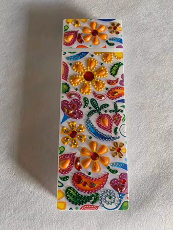 Diamond painting Pennskrin - Färgglada blommor