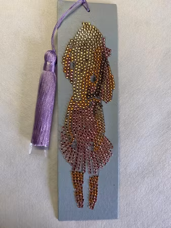 Diamond Painting Bokmärke - Ballerina Elefant
