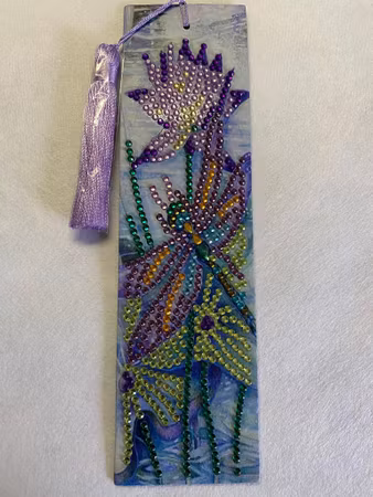 Diamond Painting Bokmärke - Trollslända