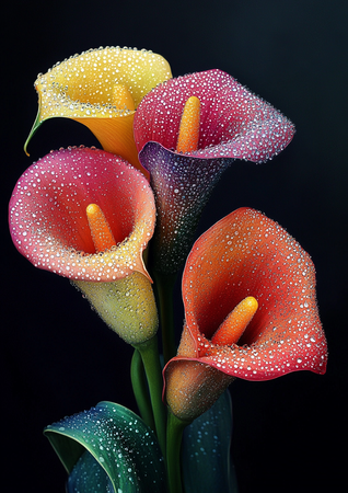 Diamond painting Resin - Daggklockornas prisma 50x70cm