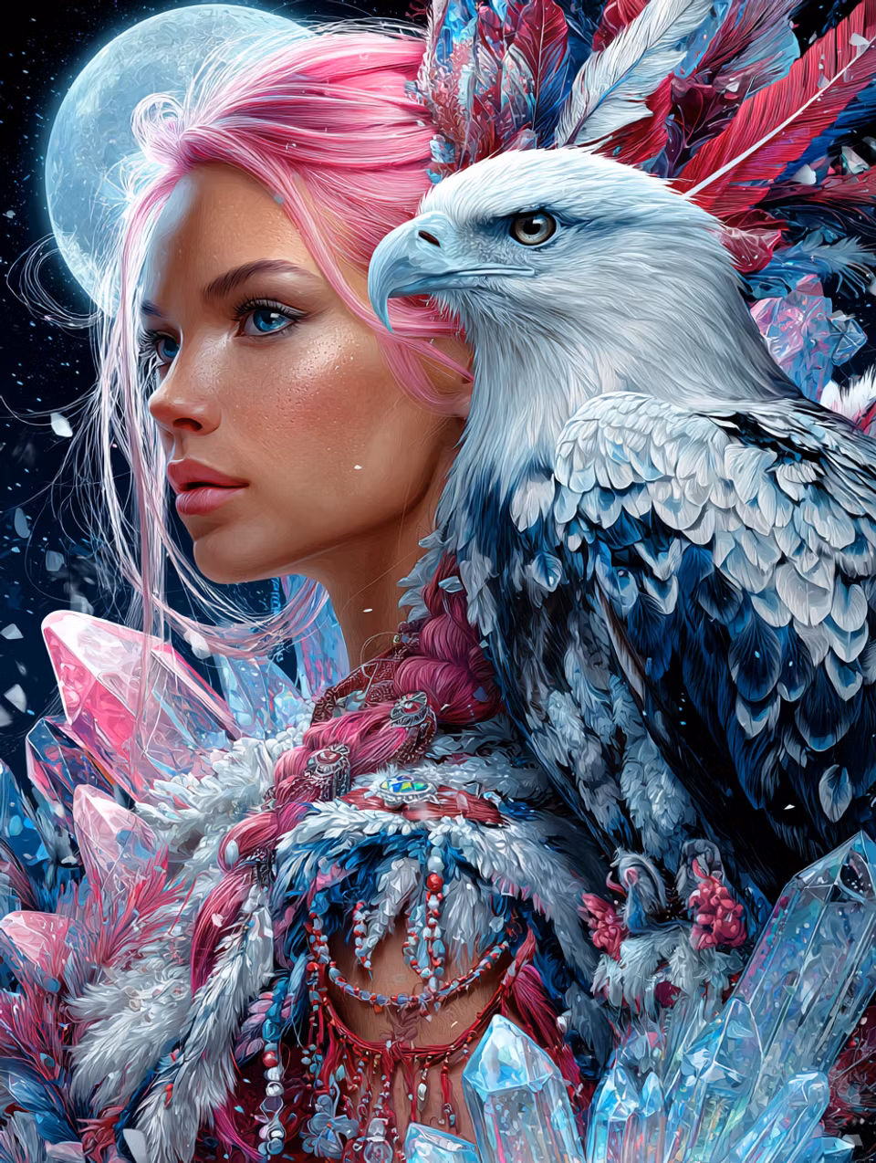 Diamond Painting - Månvaktaren (Beställningsvara)