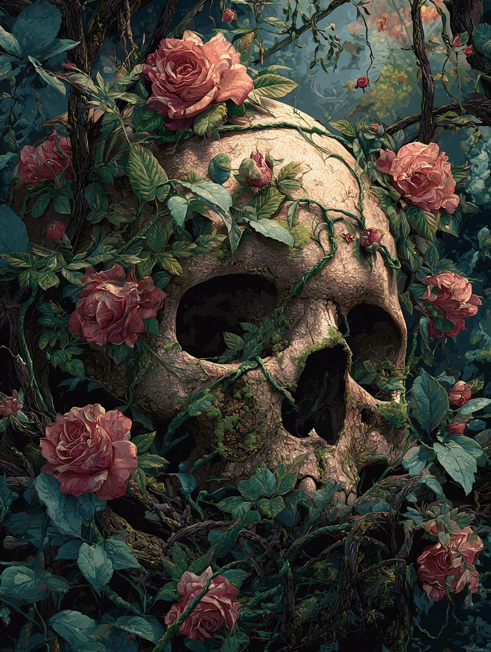 Diamond Painting - När naturen återtar sitt rike (Beställningsvara)