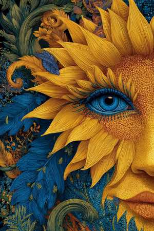 Diamond Painting - Blommans magiska själ (Beställningsvara)