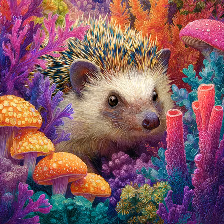 Diamond Painting - Skogens lilla väktare (Beställningsvara)