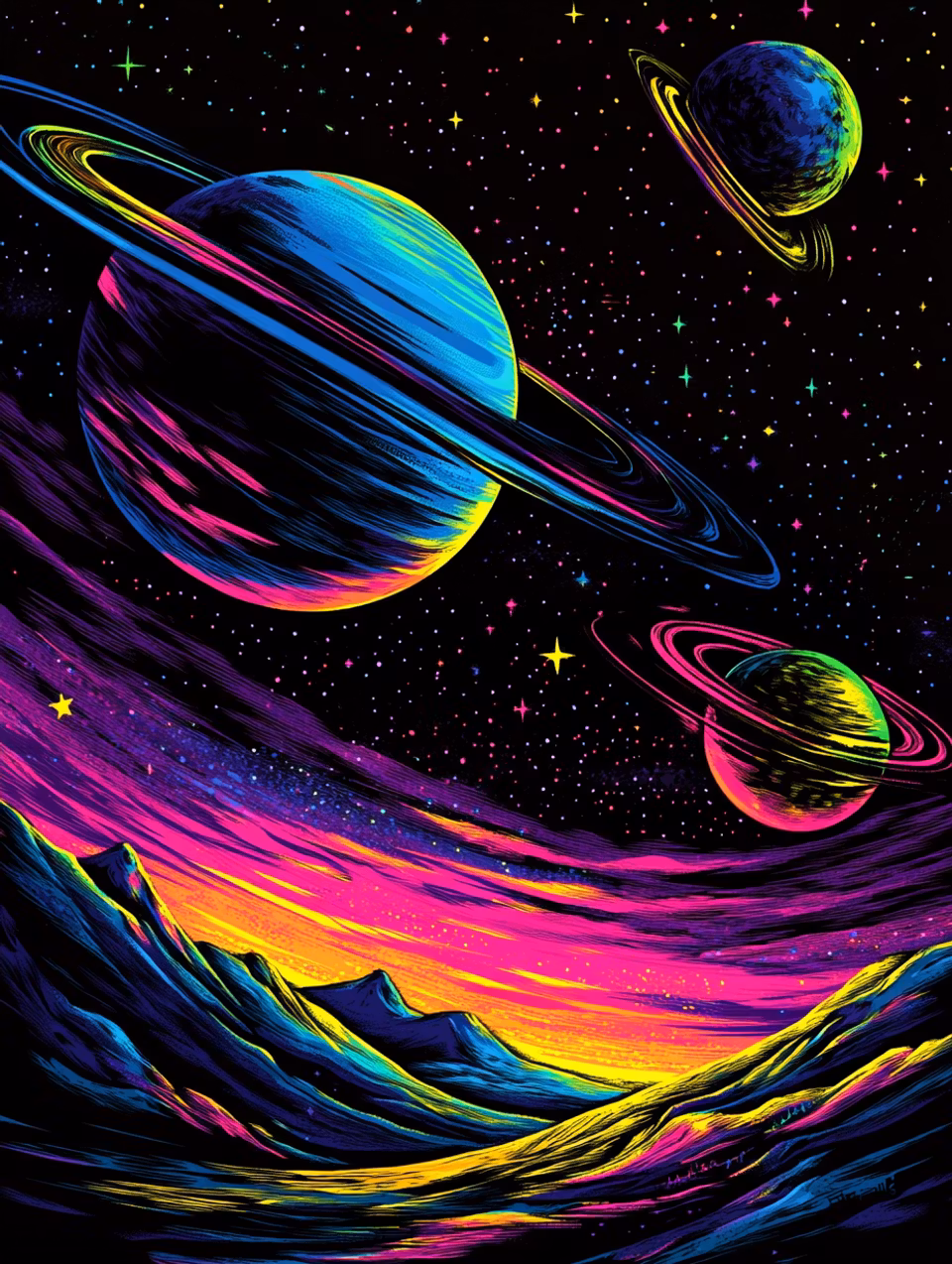 Diamond Painting - Kosmisk dröm (Beställningsvara)