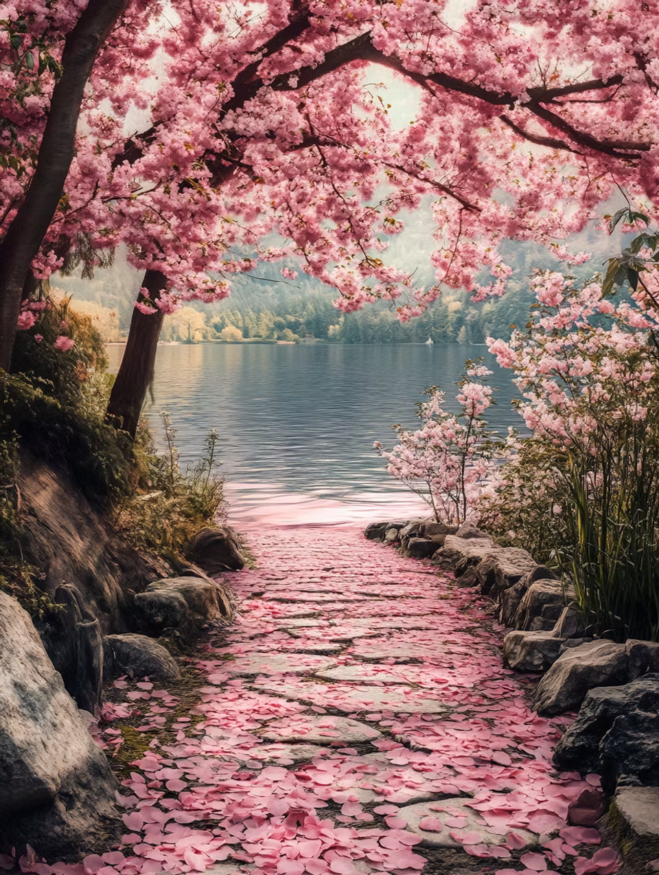Diamond Painting - Blomsterstigen (Beställningsvara)