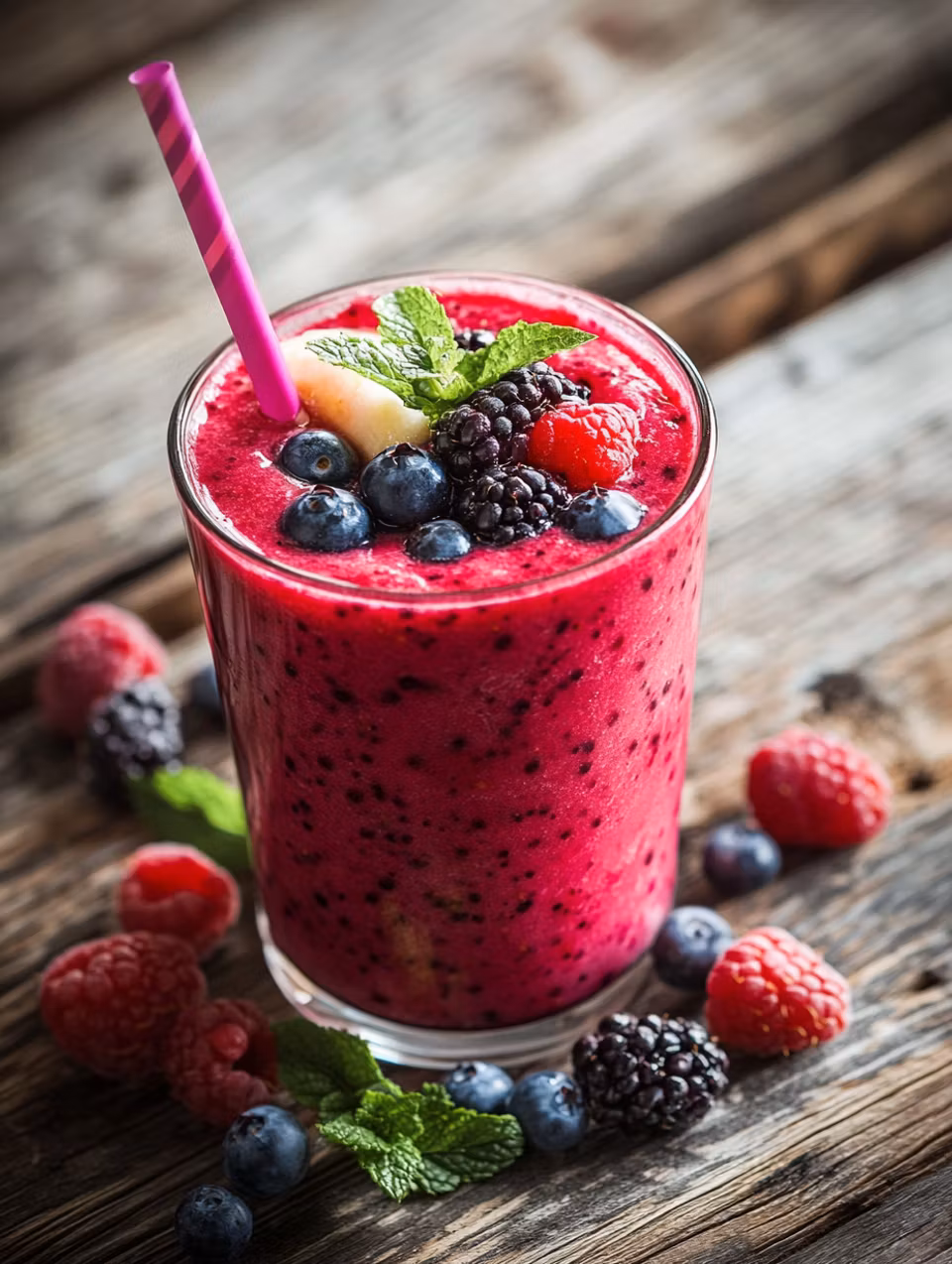 Diamond Painting - Bärsmoothie (Beställningsvara)