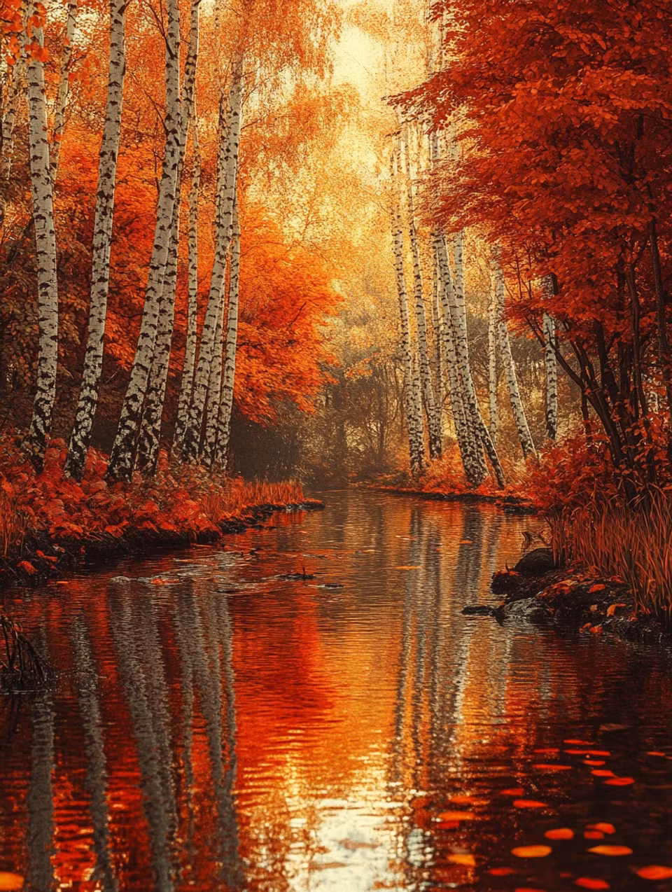 Paint by number - Björkarnas spegel (Beställningsvara)