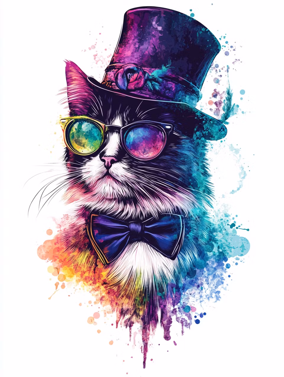 Diamond Painting - Retro Meow (Beställningsvara)
