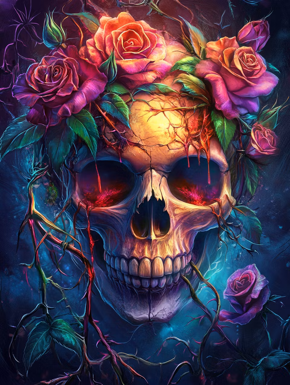 Korsstygn - Death Bloom (Beställningsvara)