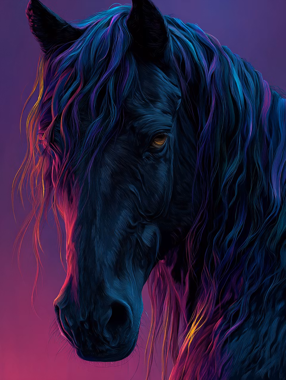 Diamond Painting - Midnight Spirit (Beställningsvara)