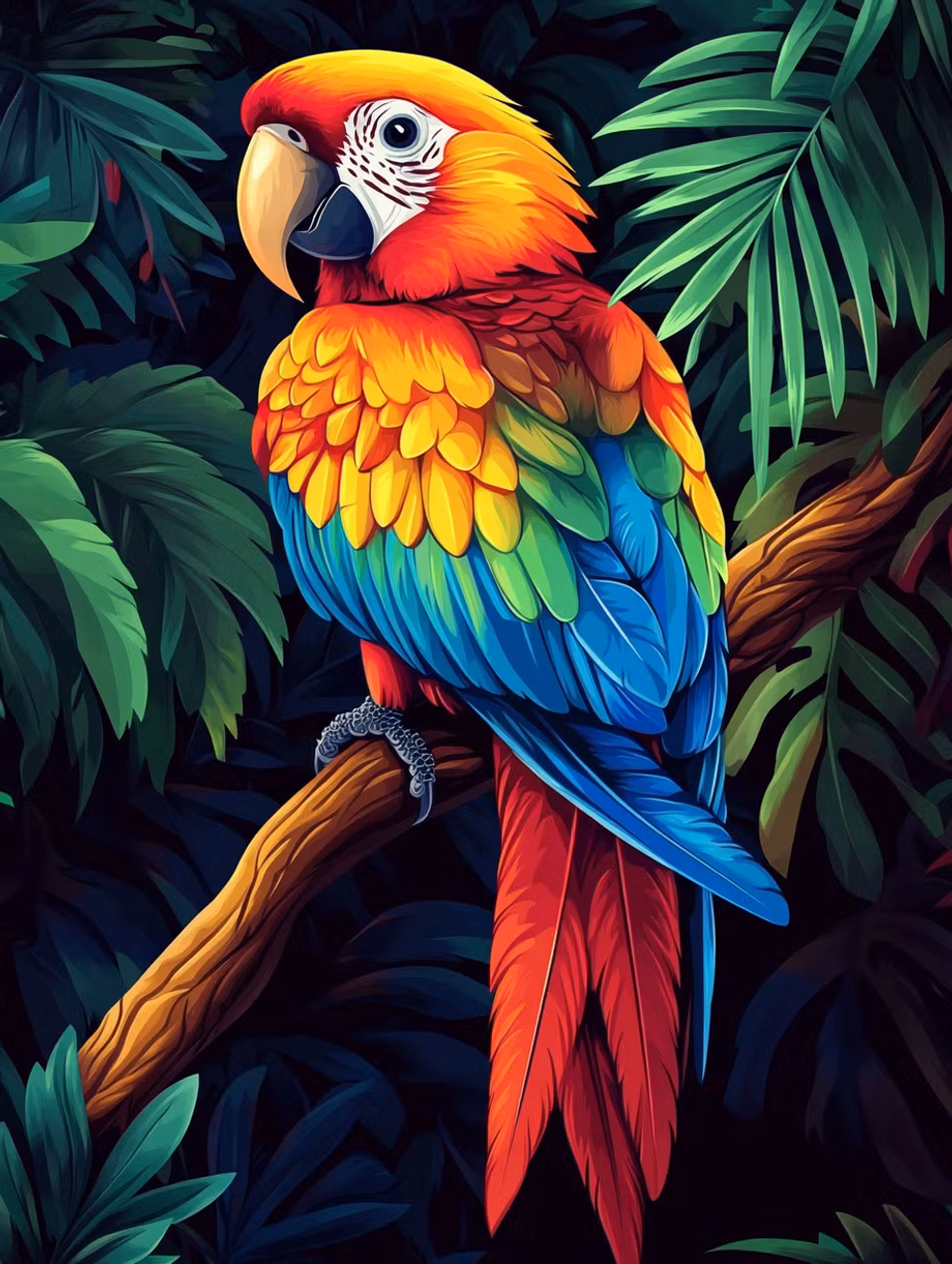 Paint by number - Rainbow wings (Beställningsvara)