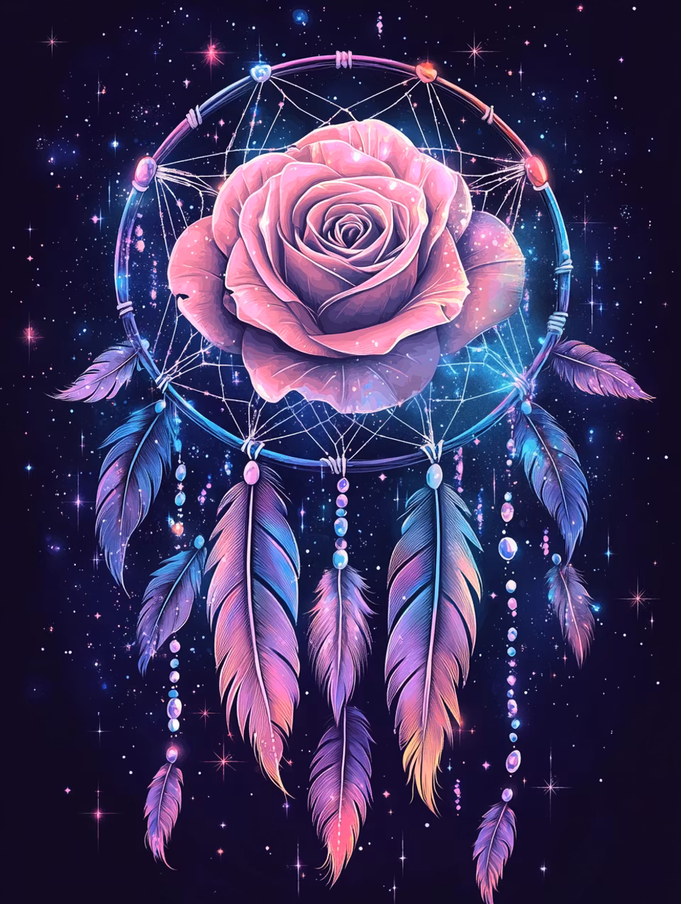 Paint by number - Dream Rose (Beställningsvara)