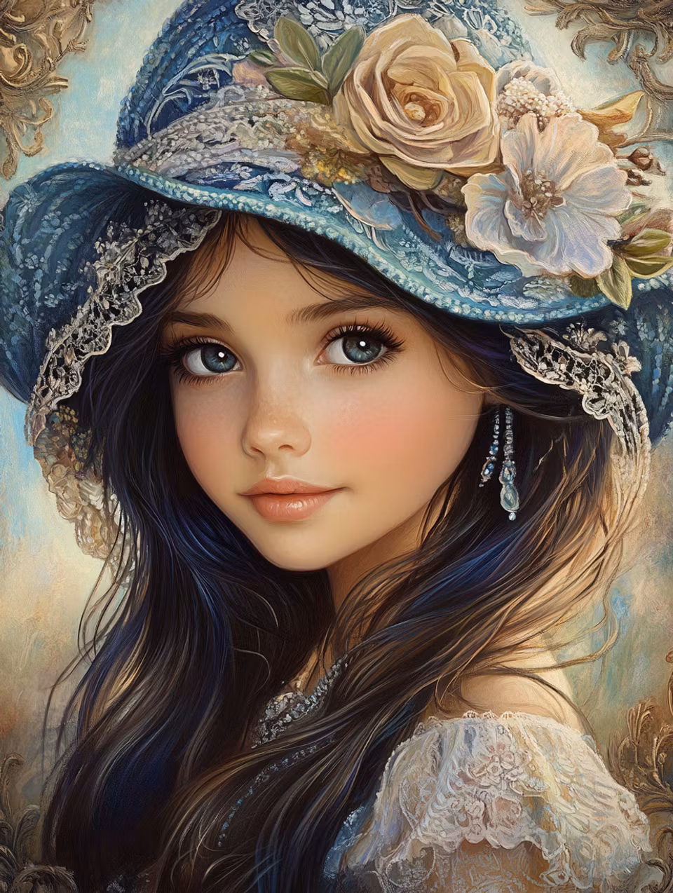 Diamond Painting - Vintage Grace (Beställningsvara)