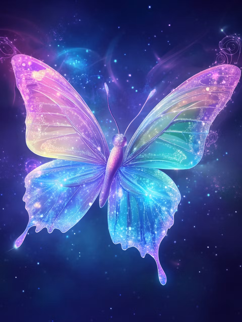 Diamond Painting - Magiska vingar (Beställningsvara)