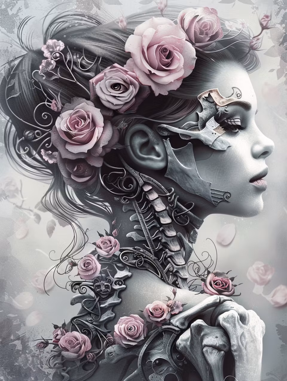 Korsstygn - Rosornas mekaniska själ (Beställningsvara)